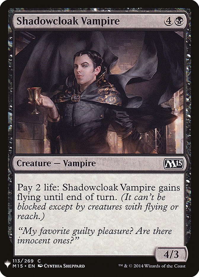 Shadowcloak Vampire [Mystery Booster] | Local Legends