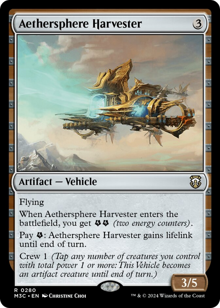 Aethersphere Harvester [Modern Horizons 3 Commander] | Local Legends