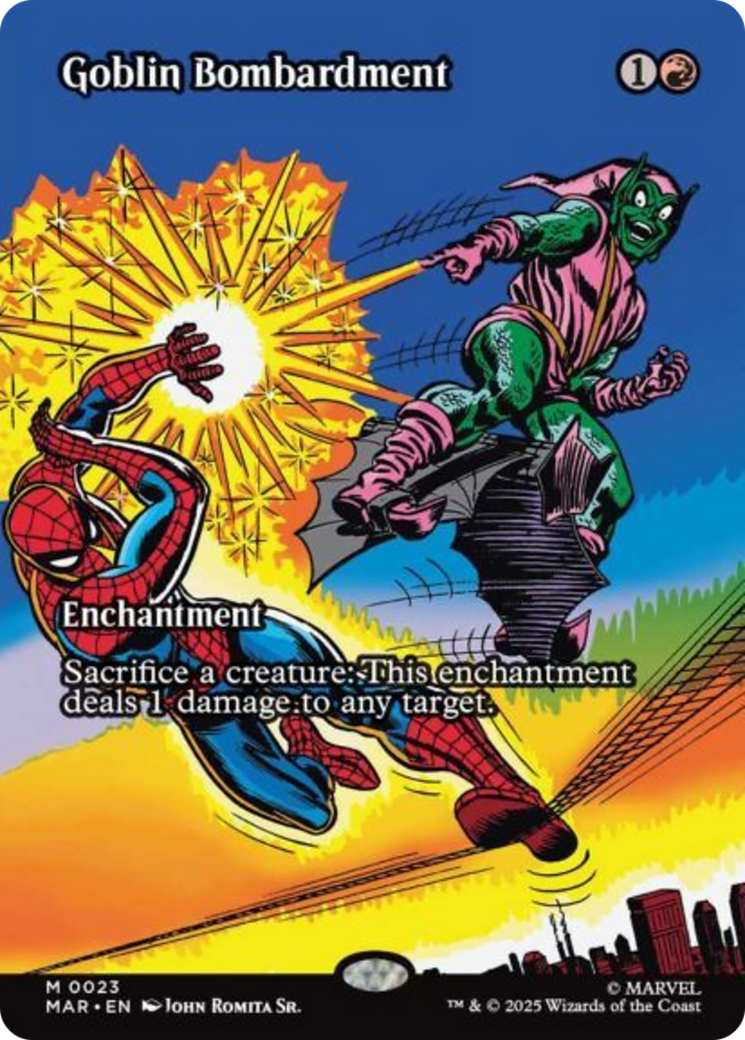 Goblin Bombardment (Borderless) [Marvel Universe: Eternal-Legal] | Local Legends