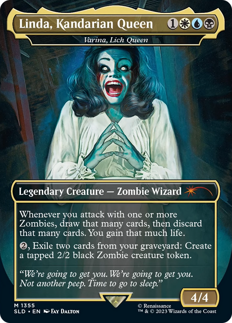 Linda, Kandarian Queen - Varina, Lich Queen [Secret Lair Drop Series] | Local Legends