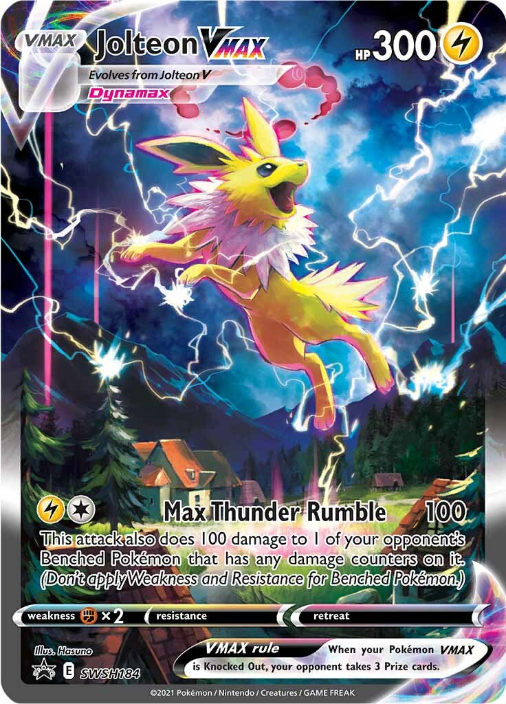 Jolteon VMAX (SWSH184) [Sword & Shield: Black Star Promos] | Local Legends