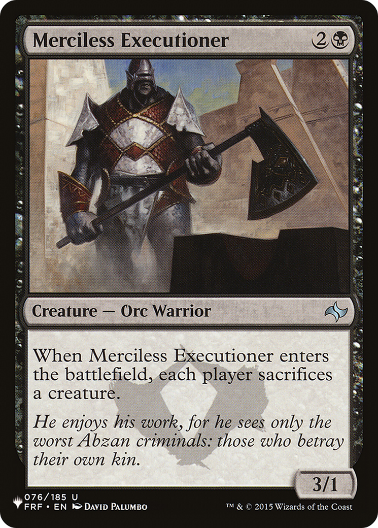 Merciless Executioner [The List] | Local Legends