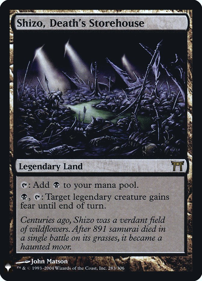 Shizo, Death's Storehouse [Mystery Booster] | Local Legends