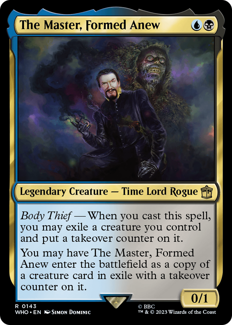 The Master, Formed Anew [Doctor Who] | Local Legends