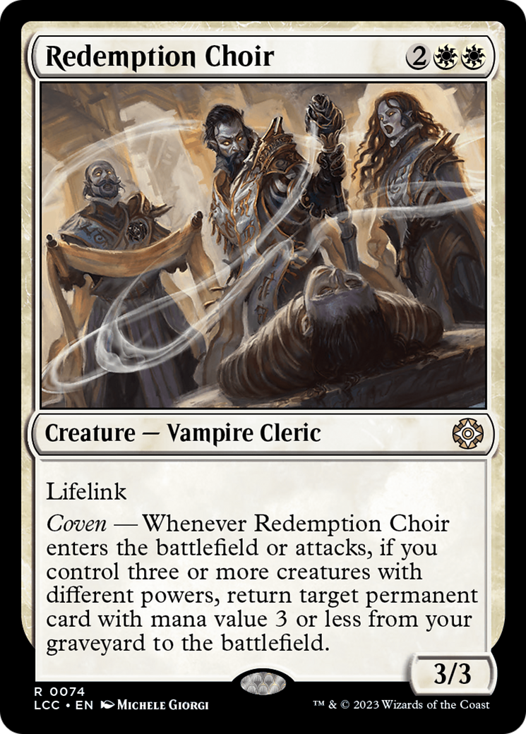 Redemption Choir [The Lost Caverns of Ixalan Commander] | Local Legends
