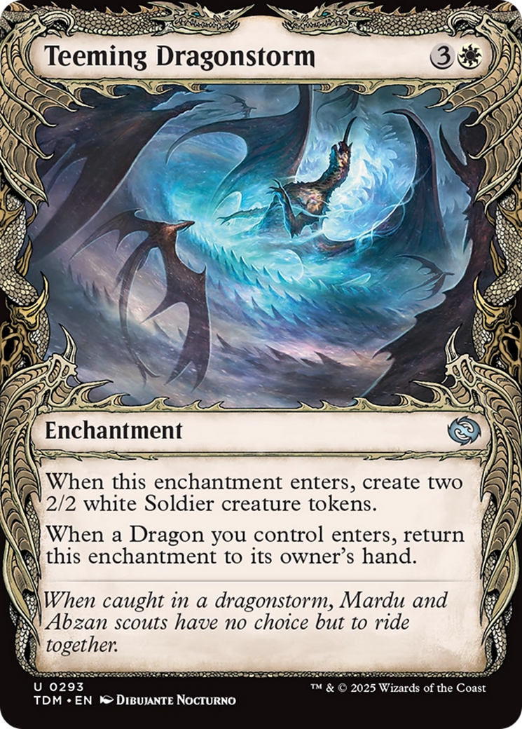Teeming Dragonstorm (Showcase) [Tarkir: Dragonstorm] | Local Legends