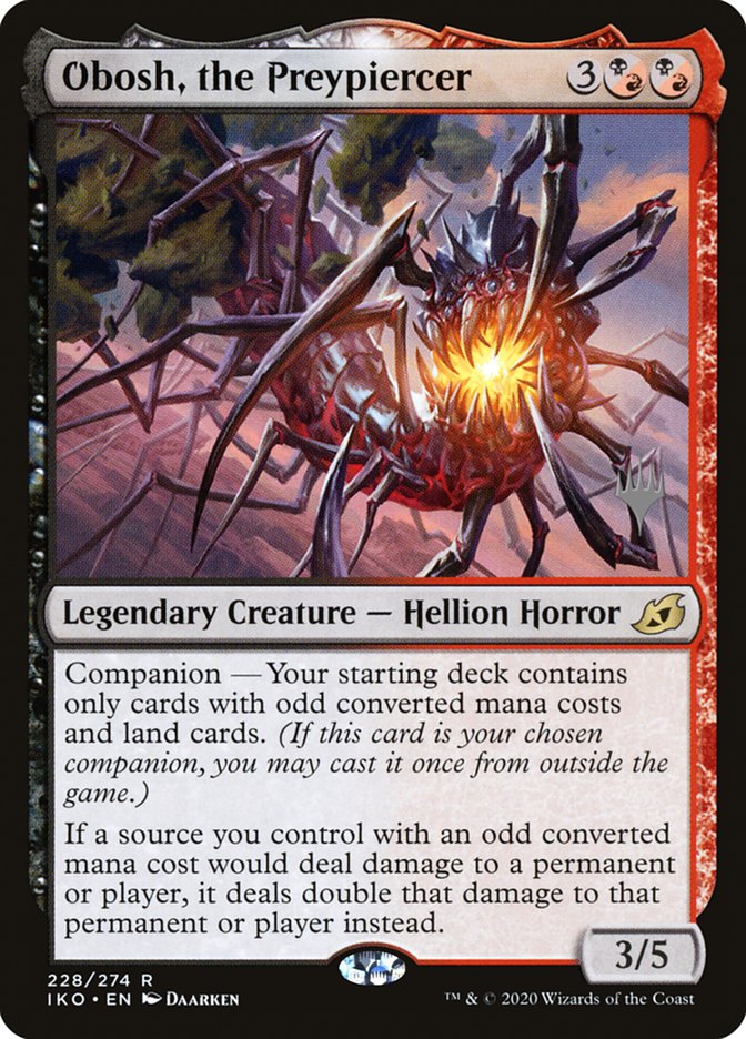 Obosh, the Preypiercer (Promo Pack) [Ikoria: Lair of Behemoths Promos] | Local Legends