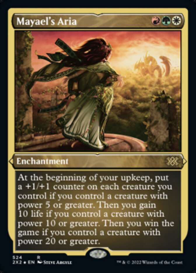 Mayael's Aria (Foil Etched) [Double Masters 2022] | Local Legends