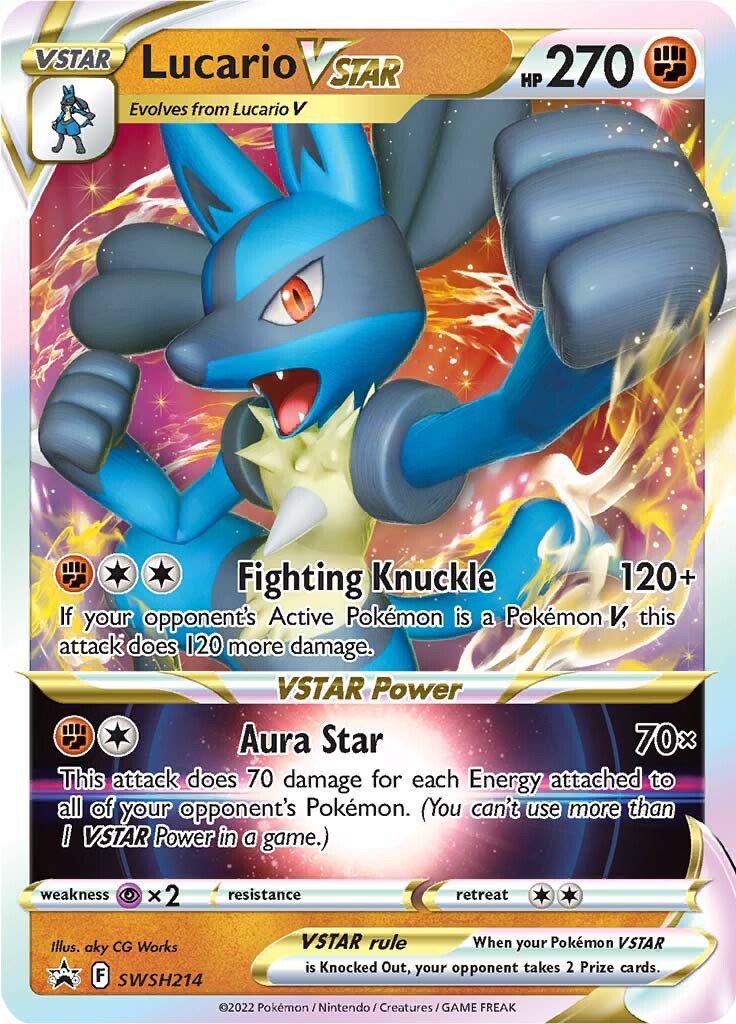 Lucario VSTAR (SWSH214) [Sword & Shield: Black Star Promos] | Local Legends