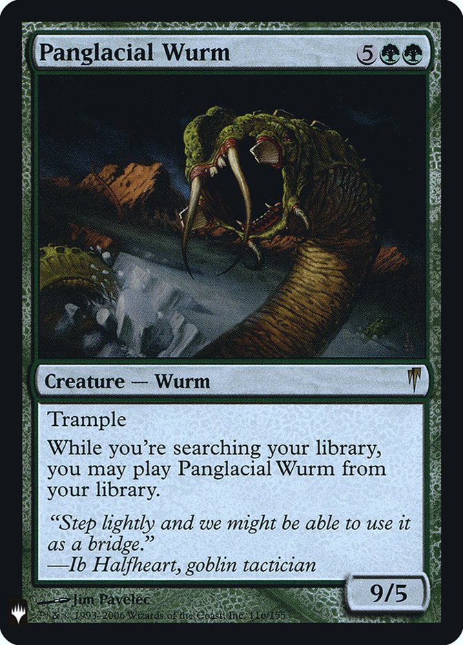 Panglacial Wurm [Mystery Booster] | Golgari Games