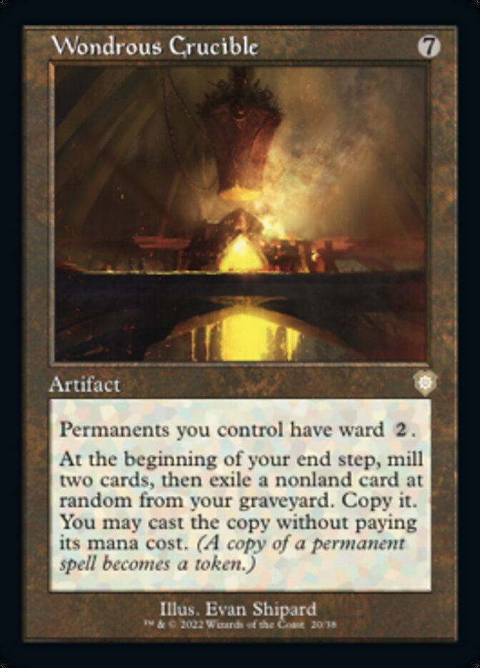Wondrous Crucible (Retro) [The Brothers' War Commander] | Local Legends