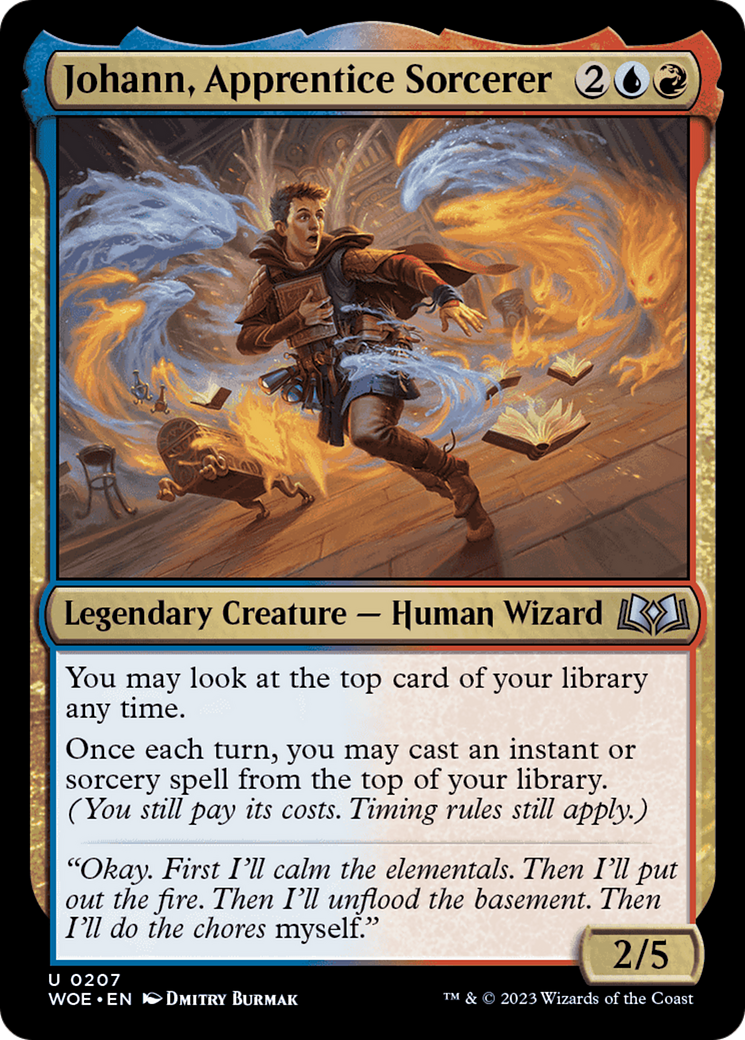 Johann, Apprentice Sorcerer [Wilds of Eldraine] | Local Legends