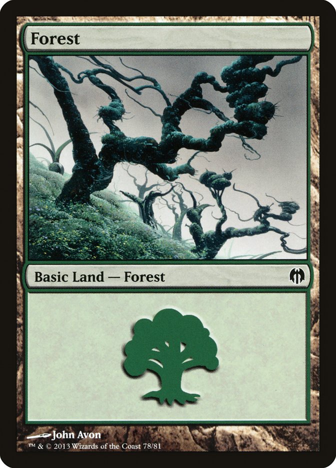 Forest (78) [Duel Decks: Heroes vs. Monsters] | Local Legends