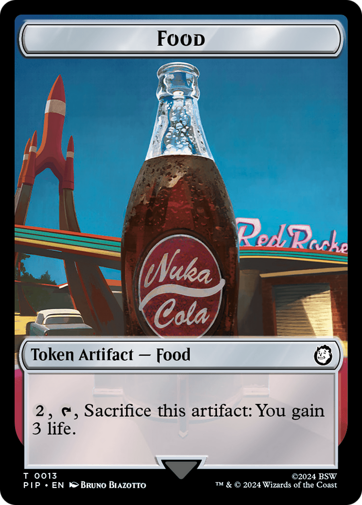 Food (0013) // Soldier (0004) Double-Sided Token [Fallout Tokens] | Local Legends