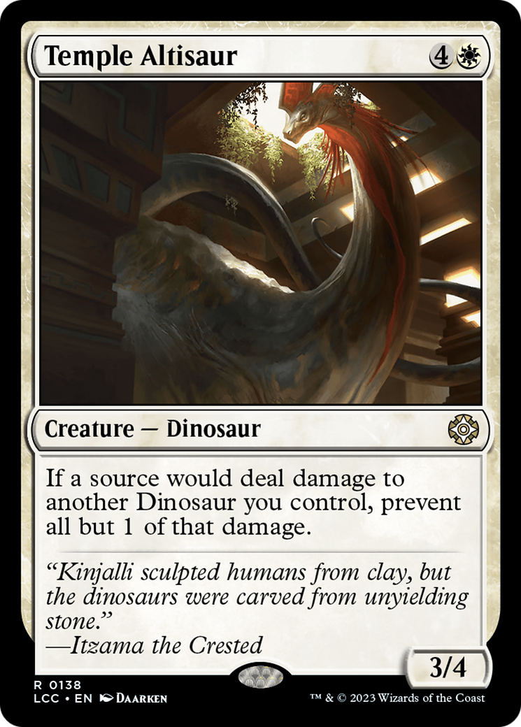 Temple Altisaur [The Lost Caverns of Ixalan Commander] | Local Legends