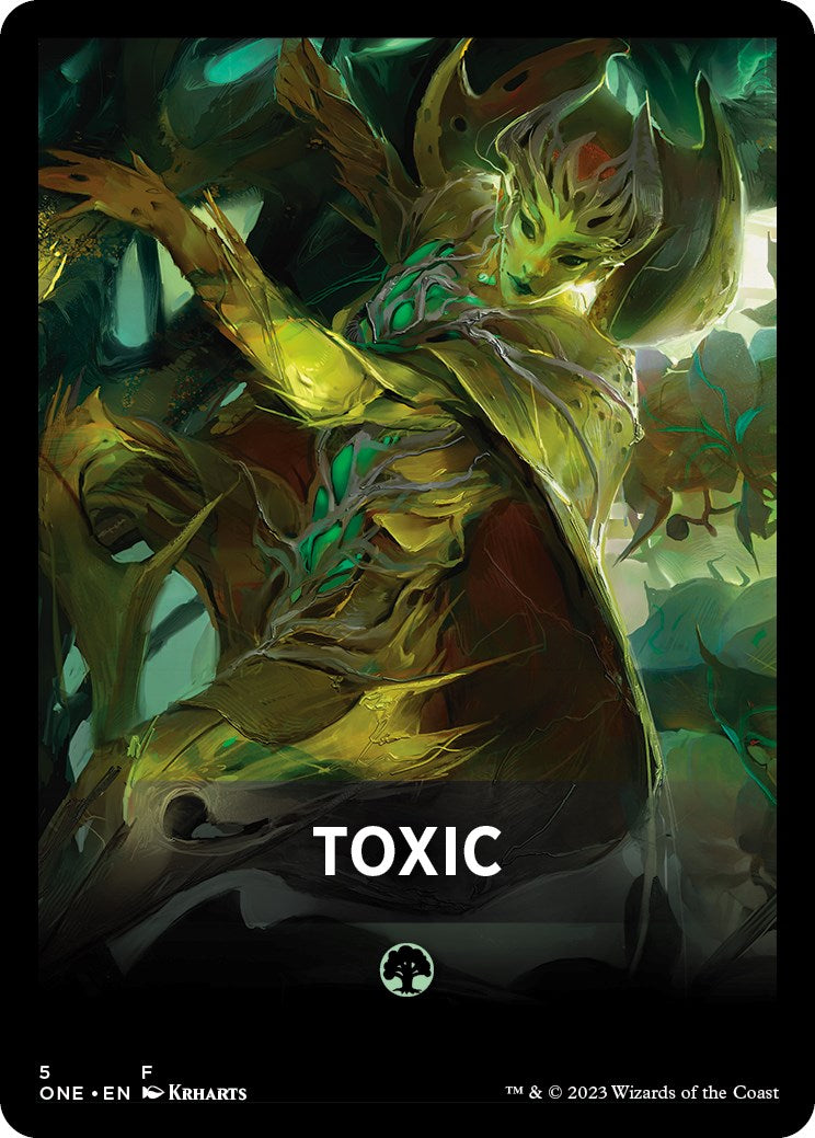 Toxic Theme Card [Phyrexia: All Will Be One Tokens] | Golgari Games