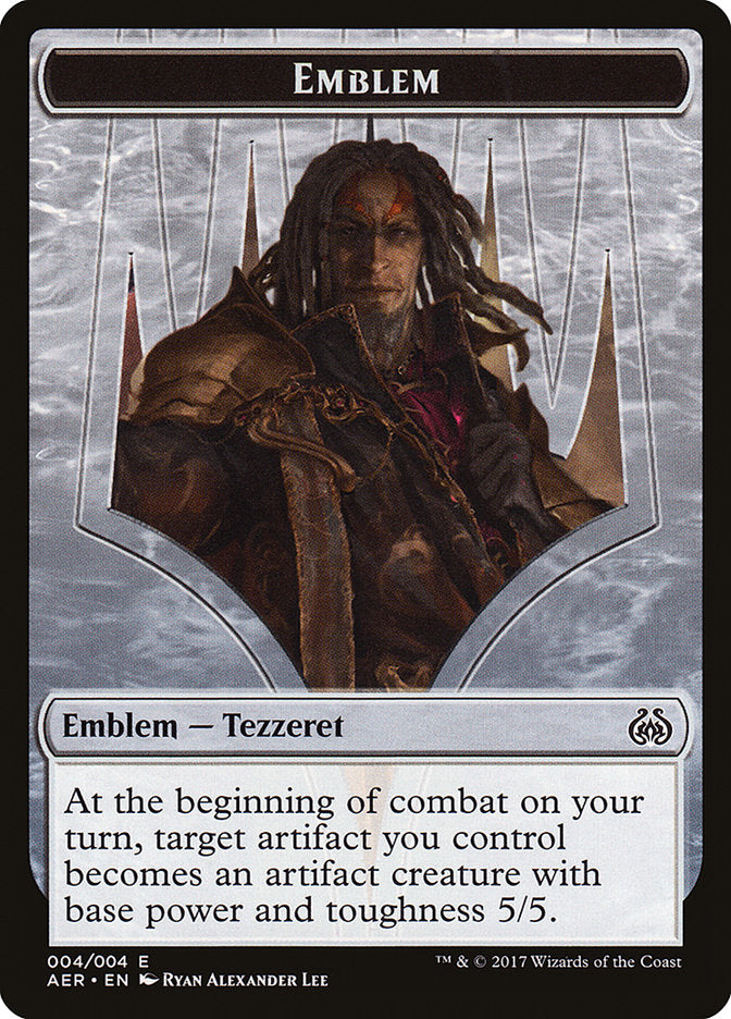 Tezzeret the Schemer Emblem [Aether Revolt Tokens] | Local Legends