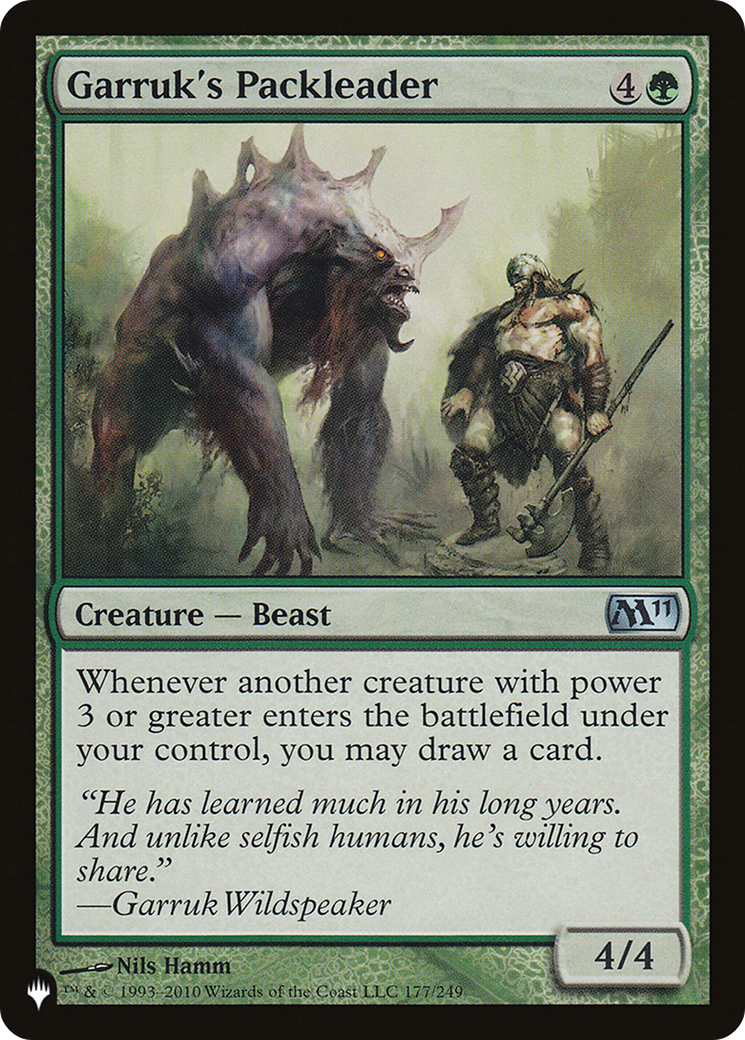 Garruk's Packleader [The List] | Local Legends