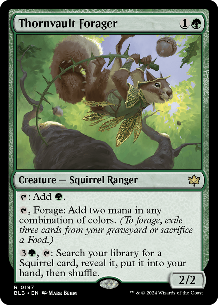 Thornvault Forager [Bloomburrow] | Golgari Games