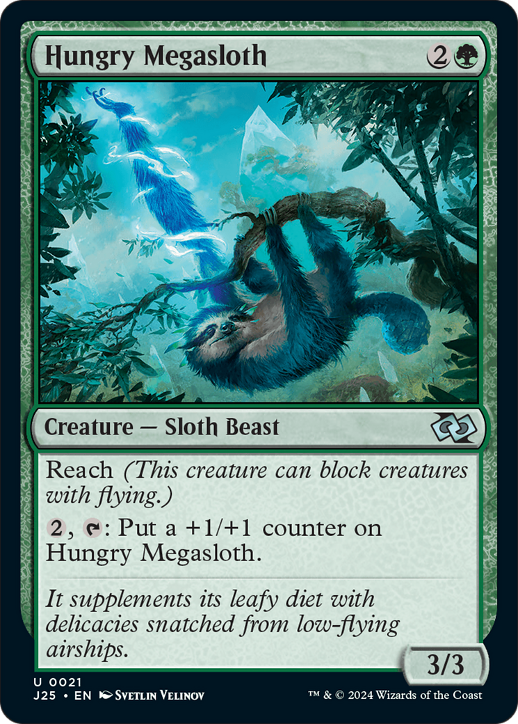Hungry Megasloth [Foundations Jumpstart] | Local Legends