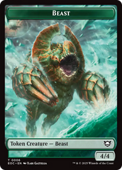 Beast (0006) // Elemental (0008) Double-Sided Token [Edge of Eternities Commander Tokens] | Local Legends