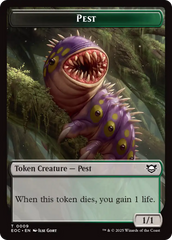 Copy // Pest Double-Sided Token [Edge of Eternities Commander Tokens] | Local Legends