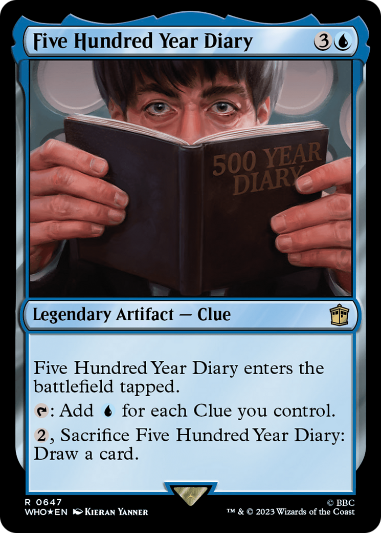Five Hundred Year Diary (Surge Foil) [Doctor Who] | Local Legends