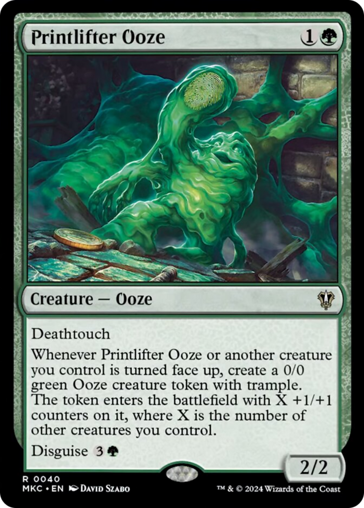 Printlifter Ooze [Murders at Karlov Manor Commander] | Local Legends