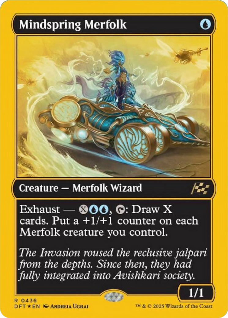 Mindspring Merfolk (First-Place Foil) [Aetherdrift] | Local Legends