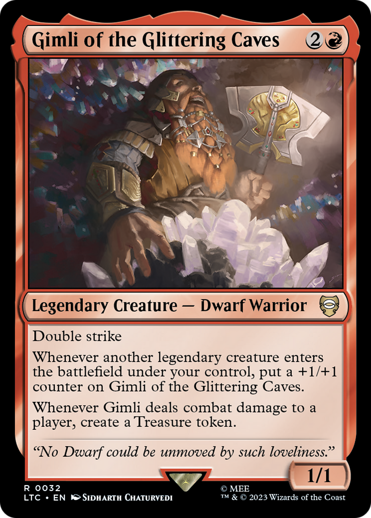 Gimli of the Glittering Caves [The Lord of the Rings: Tales of Middle-Earth Commander] | Local Legends