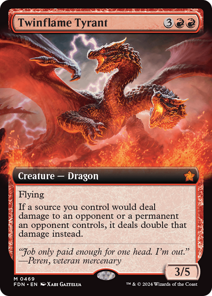 Twinflame Tyrant (Extended Art) [Foundations] | Local Legends