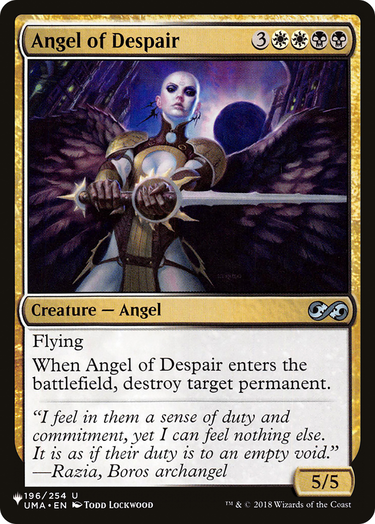 Angel of Despair [The List Reprints] | Golgari Games