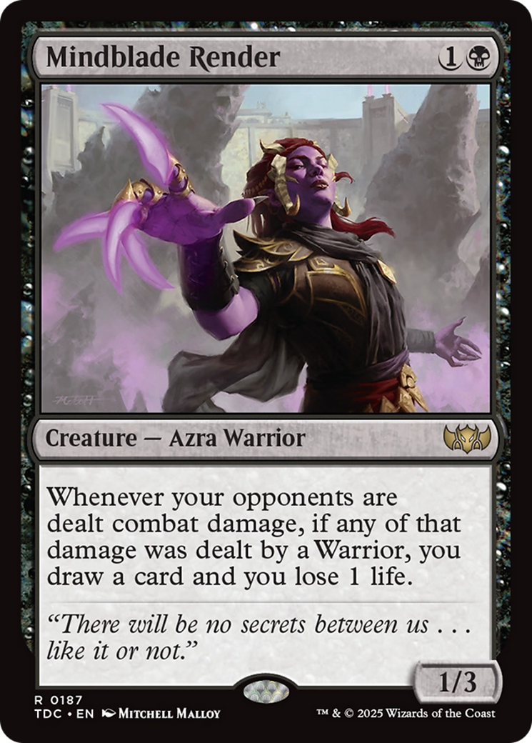 Mindblade Render [Tarkir: Dragonstorm Commander] | Local Legends