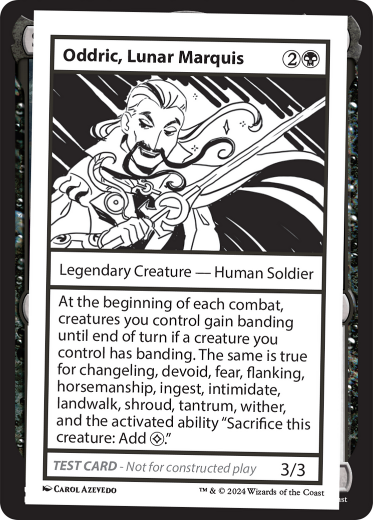 Oddric, Lunar Marquis [Mystery Booster 2 Playtest Cards] | Local Legends