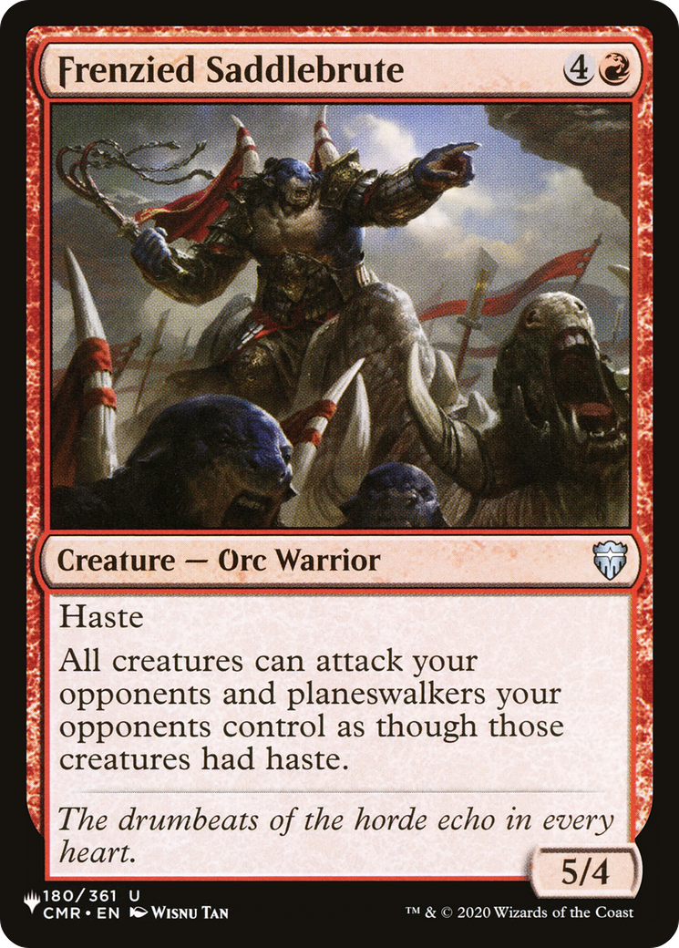 Frenzied Saddlebrute [The List] | Local Legends