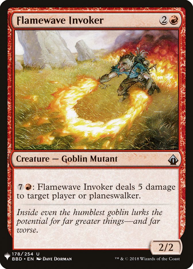 Flamewave Invoker [Mystery Booster] | Golgari Games