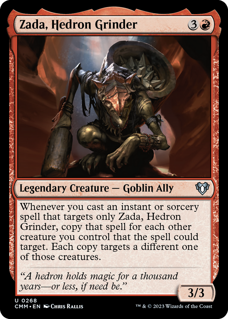 Zada, Hedron Grinder [Commander Masters] | Golgari Games