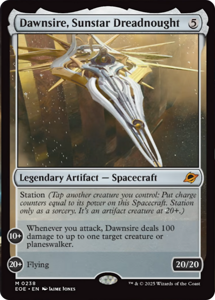 Dawnsire, Sunstar Dreadnought [Edge of Eternities] | Local Legends