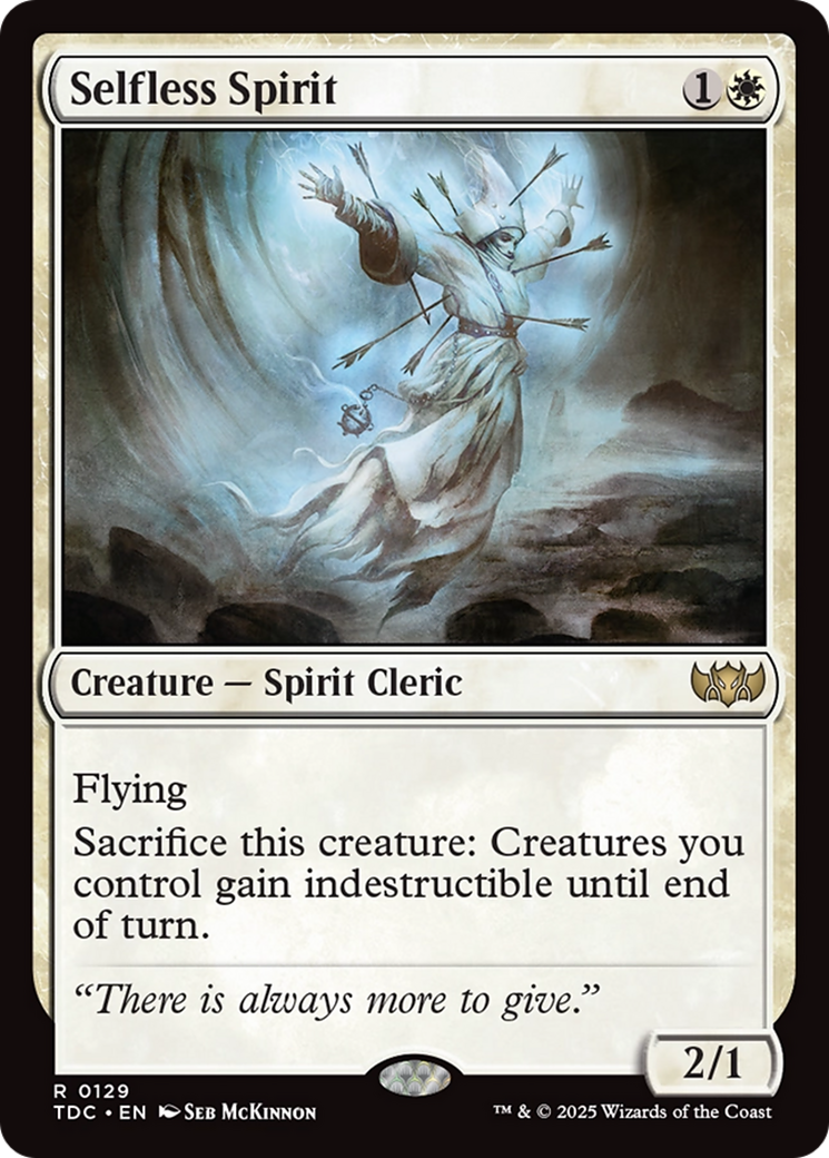Selfless Spirit [Tarkir: Dragonstorm Commander] | Local Legends