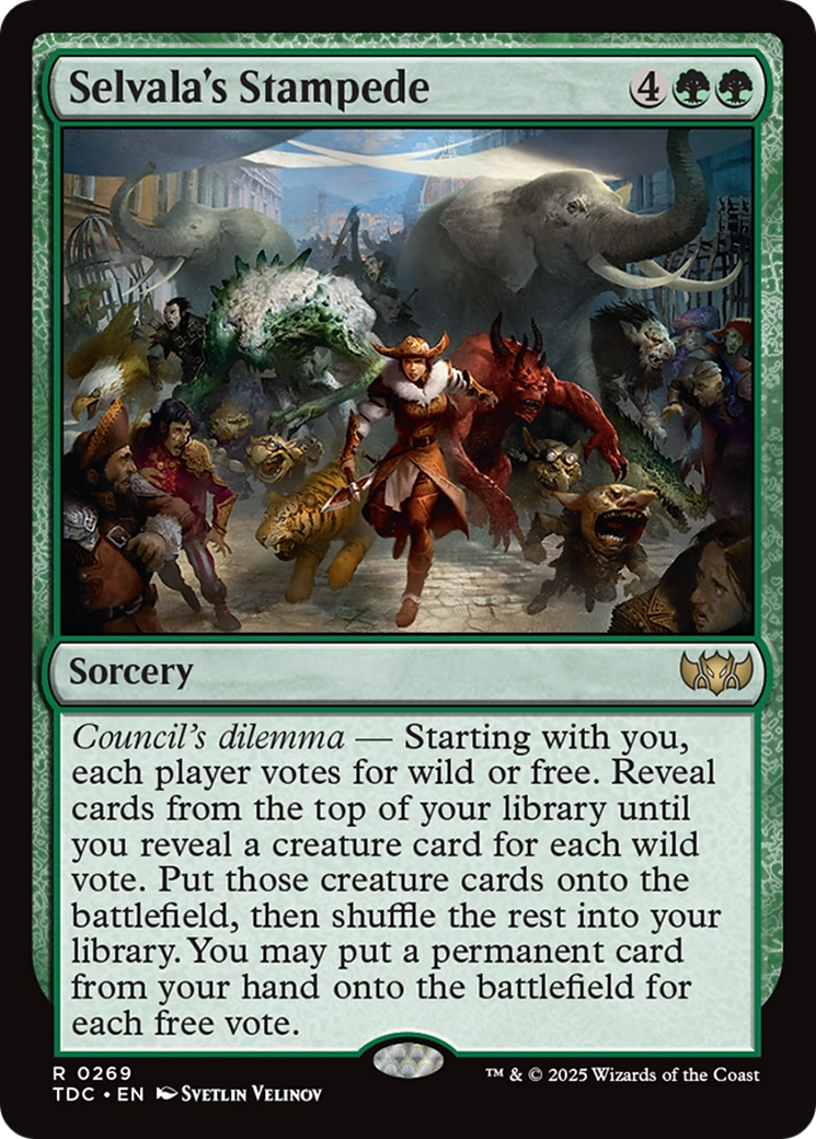 Selvala's Stampede [Tarkir: Dragonstorm Commander] | Local Legends