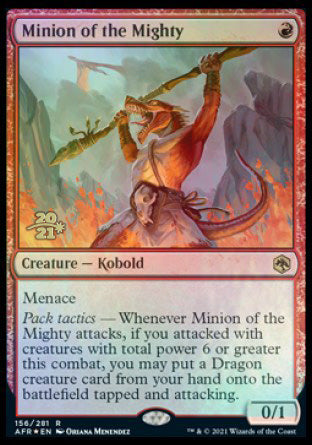 Minion of the Mighty [Dungeons & Dragons: Adventures in the Forgotten Realms Prerelease Promos] | Local Legends