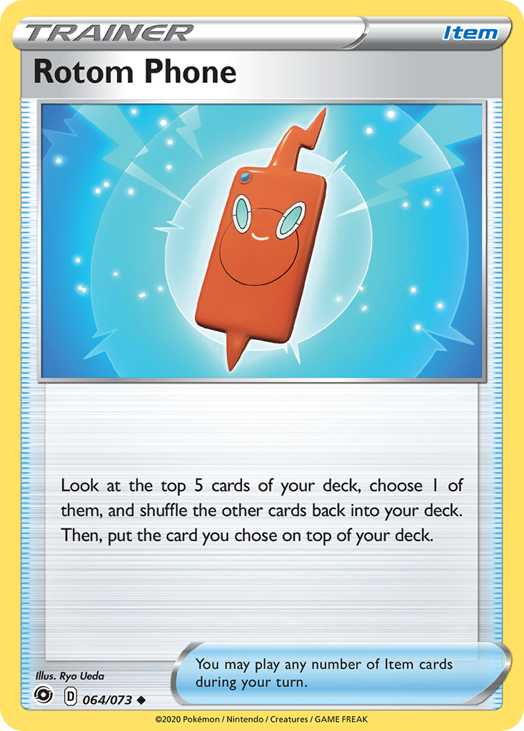 Rotom Phone (064/073) [Sword & Shield: Champion's Path] | Golgari Games