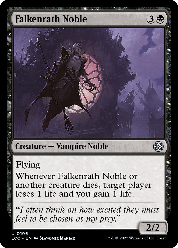 Falkenrath Noble [The Lost Caverns of Ixalan Commander] | Local Legends