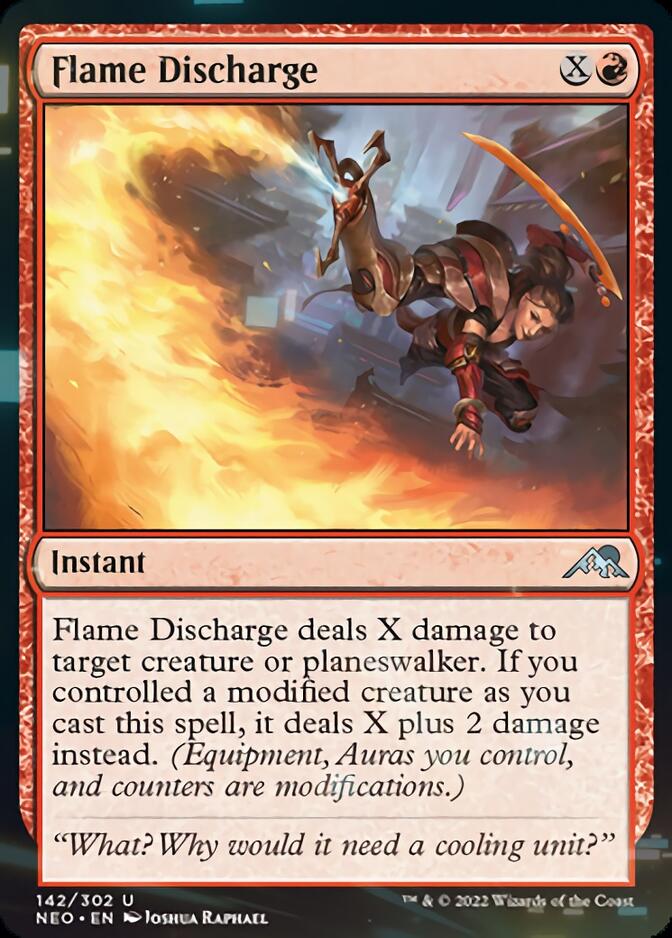 Flame Discharge [Kamigawa: Neon Dynasty] | Local Legends