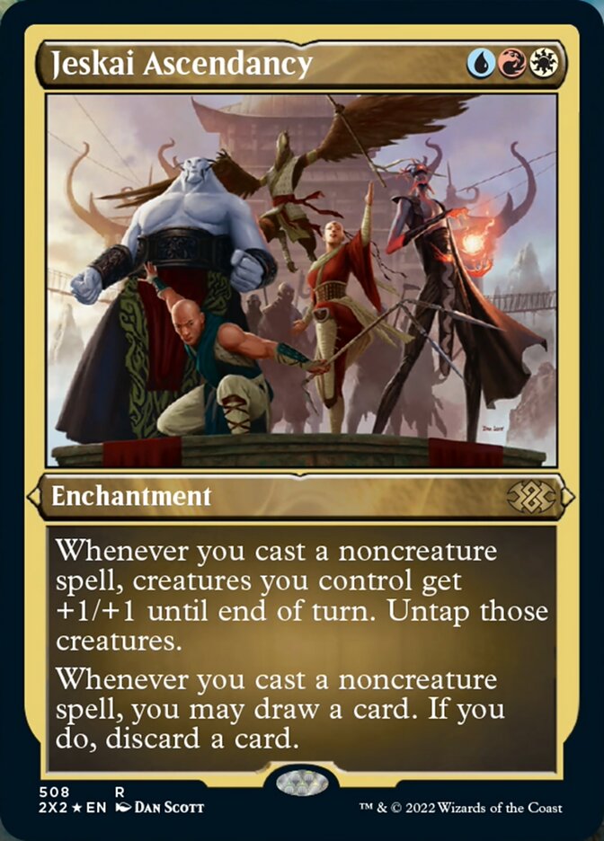 Jeskai Ascendancy (Foil Etched) [Double Masters 2022] | Local Legends