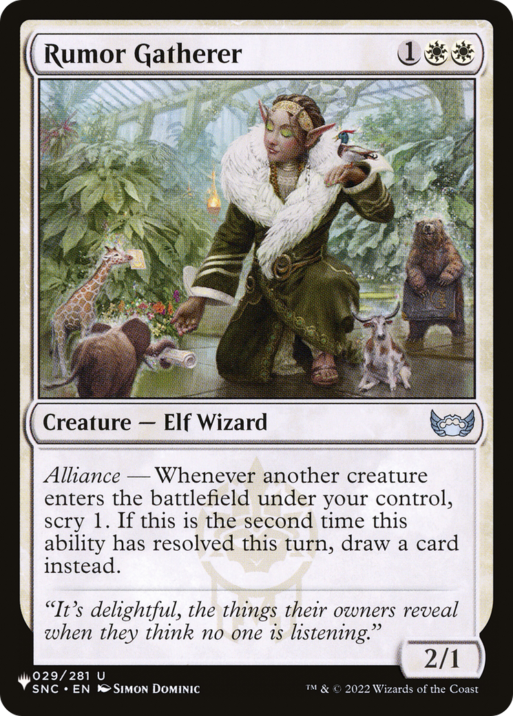 Rumor Gatherer [The List] | Local Legends