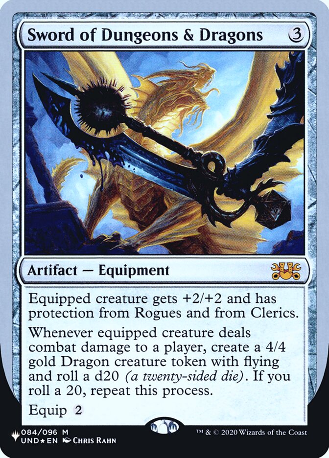 Sword of Dungeons & Dragons (Unfinity Foil Edition) [The List] | Local Legends