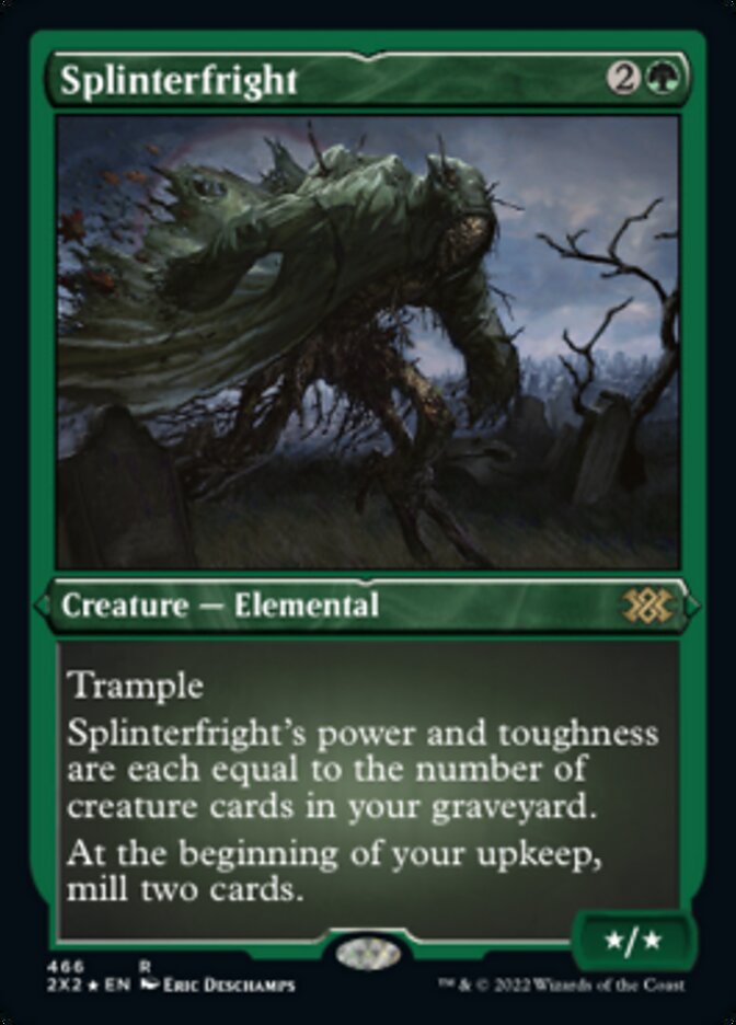 Splinterfright (Foil Etched) [Double Masters 2022] | Local Legends