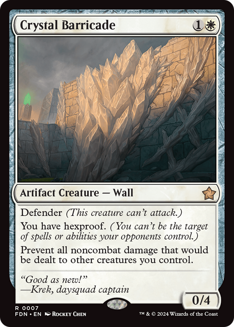 Crystal Barricade [Foundations] | Local Legends