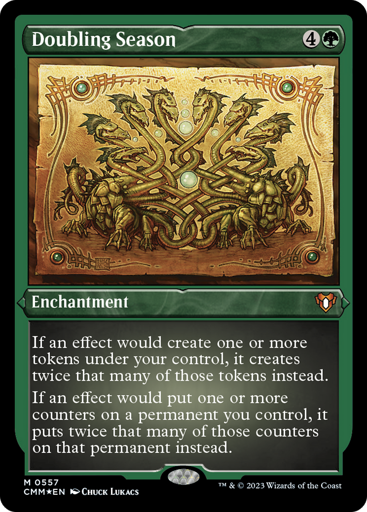 Doubling Season (Foil Etched) [Commander Masters] | Local Legends